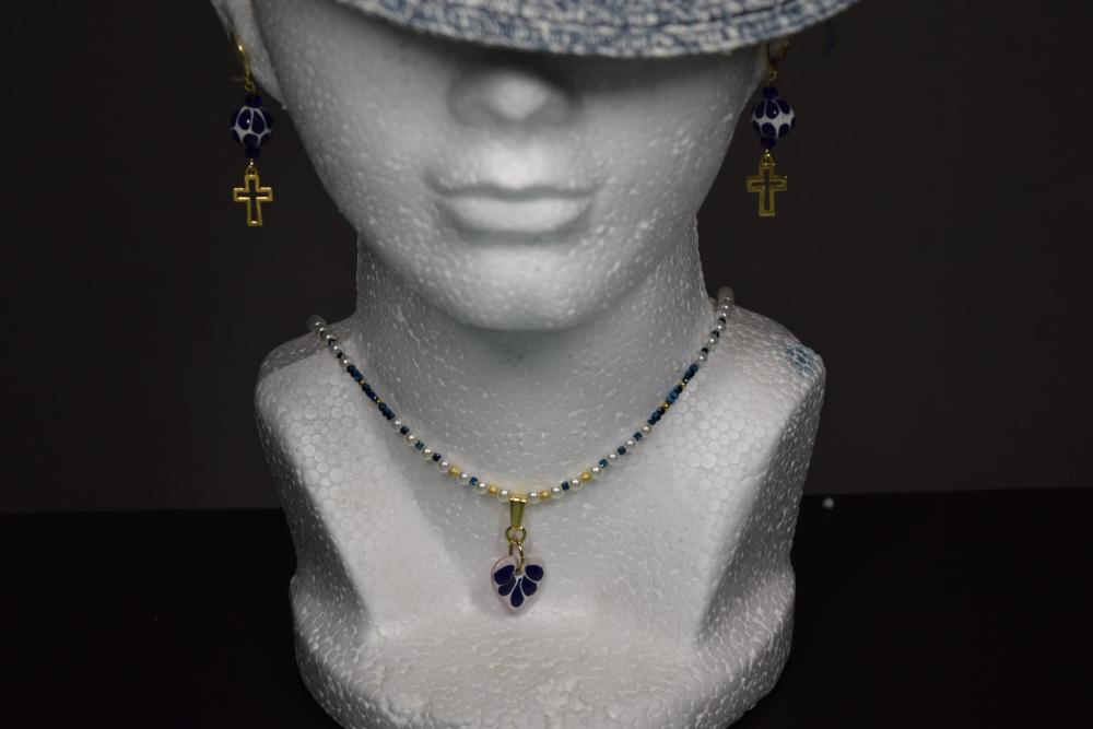 The Heritage Cross Set, handcrafted jewelry
